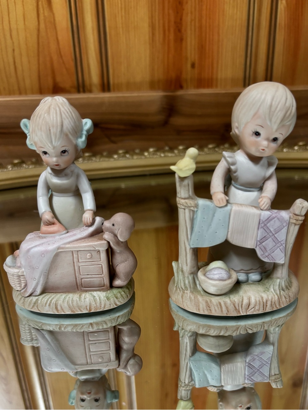 Vintage porcelain figurines from The Christopher Collection by Geo Z. Lefton.